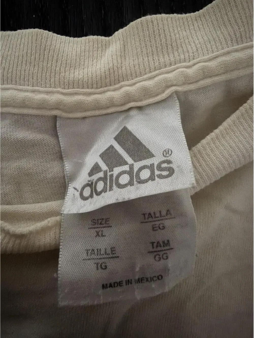 Vintage Y2K Adidas Tango Soccer T-Shirt Men's XL White Graphic Tee 2005